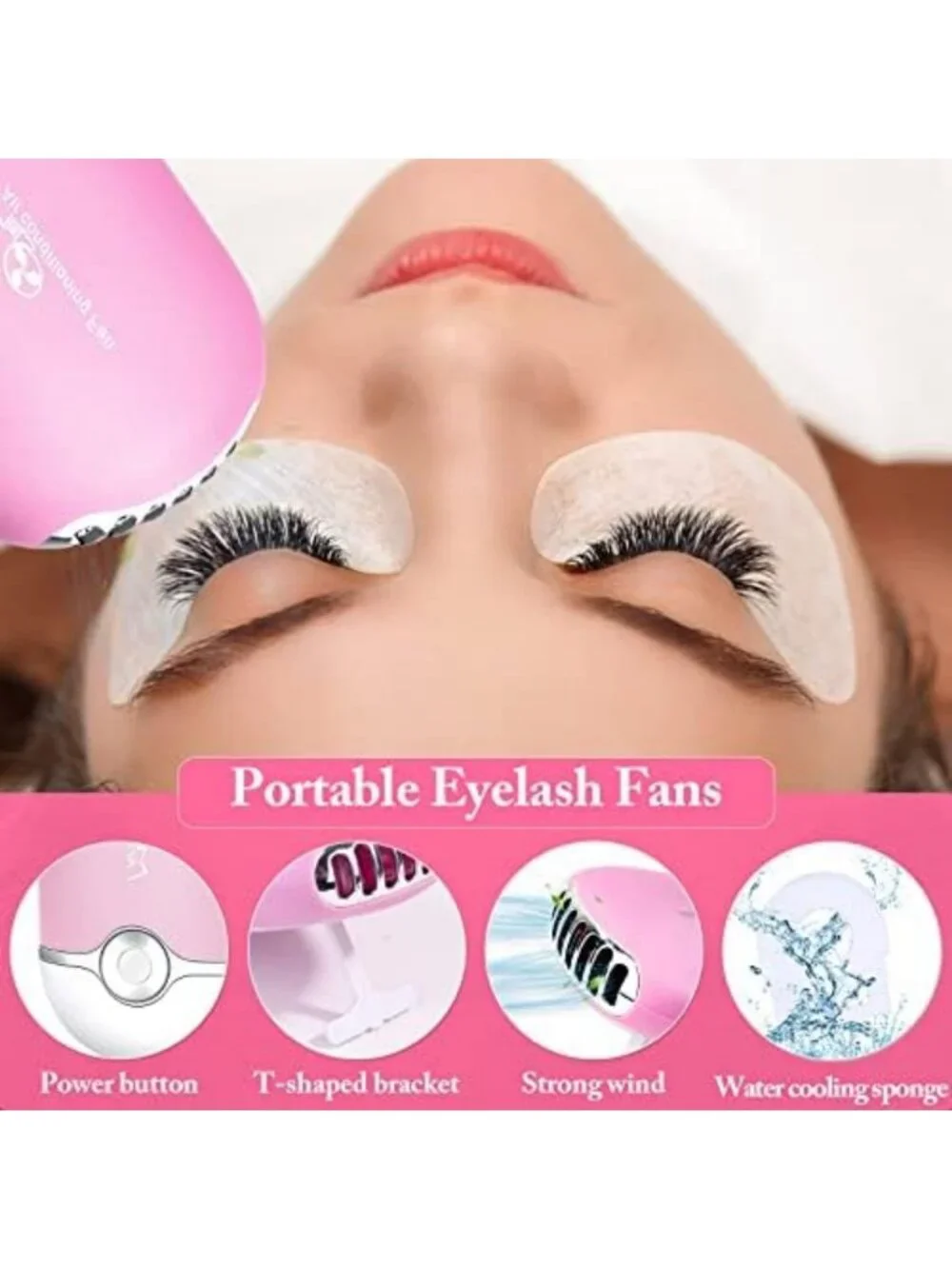 Comprehensive Eyelash Extension Practice Kit - 345 PCS with Mannequin Head